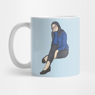 Beautiful Blue Hijab Mug